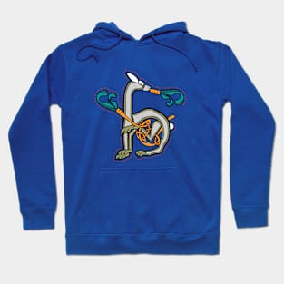 Medieval Rabbit Letter H Hoodie